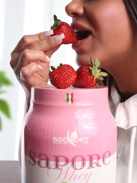 KIT WHEY PROTEIN SAPORE 3W - MORANGO E CHOCOLATE + CREATINA 100% PURA