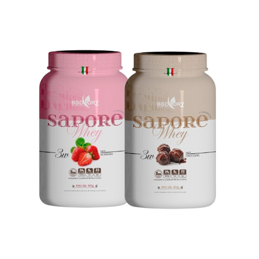 WHEY PROTEIN 3W - SAPORE MORANGO e CHOCOLATE