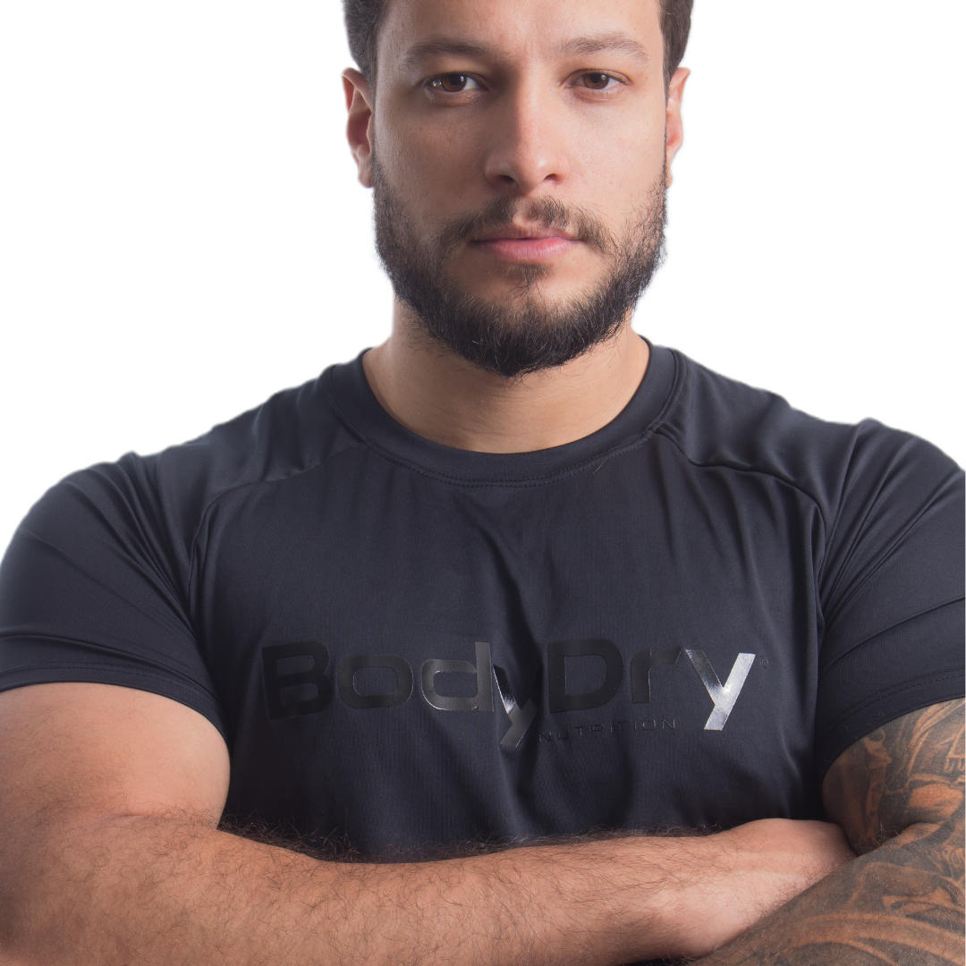 CAMISETA BODY DRY - LOGO PRETO