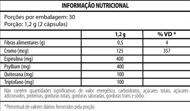 Tabela Nutricional